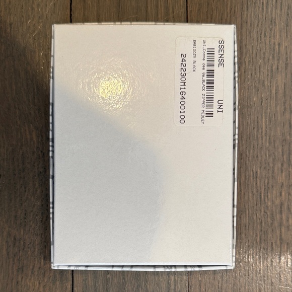 Comme des Garcons Black Glossy Zipper Medley Wallet /Clutch NWT IN BOX - Picture 3 of 9